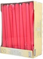 STARPAK Kerzen fuchsia, 50 St.