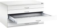 CP 7200 Planschrank verkehrsweiß 5 Schubladen 135,0...