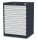 Simplaflex® Systemeinrichter C-Line Schubladenschrank anthrazit 8 Schubladen 70,0 x 57,5 x 92,0 cm, 1 St.