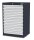 Simplaflex® Systemeinrichter C-Line Schubladenschrank anthrazit 9 Schubladen 70,0 x 57,5 x 102,0 cm, 1 St.