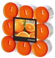 FLAVOUR by GALA Teelichter orange Orange, 18 St.