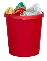 helit Papierkorb 18,0 l rot, 1 St.