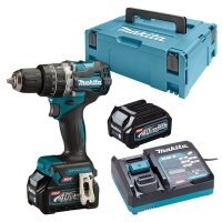 makita HP002GA202 Akku-Schlagbohrschrauber-Set 40,0 V...