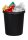 helit Papierkorb 18,0 l schwarz, 1 St.