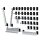 Simplaflex® Systemeinrichter Haken-Sortiment SimplaClip 18-tlg.