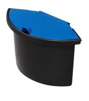helit Mülleimer-Einsatz 2,0 l schwarz, blau