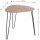 HAKU Möbel Beistelltisch oval MDF-Platte eiche 48,0 x 48,0 x 48,0 cm, 1 St.