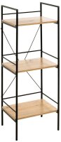 HAKU Möbel Beistellregal eiche 34,0 x 27,0 x 96,0...