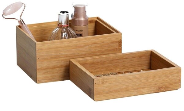 Zeller Aufbewahrungsboxen-Set braun, 1 Set