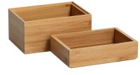 Zeller Aufbewahrungsboxen-Set braun, 1 Set