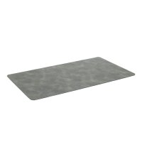 Zeller Schreibtischunterlage grau Kunstleder 70,0 x 40,0 cm, 1 St.