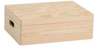 Zeller Aufbewahrungsboxen-Set braun, 1 Set