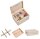 Zeller Aufbewahrungsboxen-Set braun, 1 Set