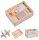 Zeller Aufbewahrungsboxen-Set braun, 1 Set