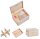 Zeller Aufbewahrungsboxen-Set braun, 1 Set