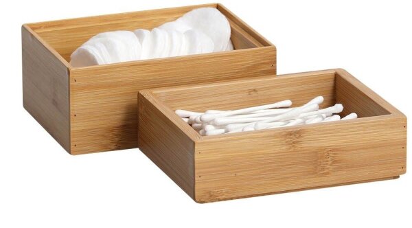 Zeller Aufbewahrungsboxen-Set braun, 1 Set