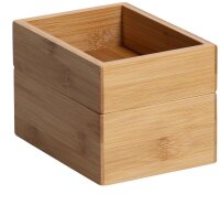 Zeller Aufbewahrungsboxen-Set braun, 1 Set