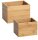 Zeller Aufbewahrungsboxen-Set braun, 1 Set