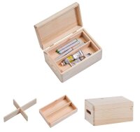 Zeller Aufbewahrungsboxen-Set braun, 1 Set