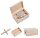Zeller Aufbewahrungsboxen-Set braun, 1 Set