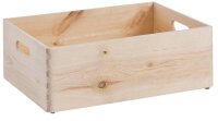 Zeller Aufbewahrungsboxen-Set braun, 1 Set