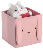 Zeller Hase Aufbewahrungsbox altrosa 28,0 x 28,0 x 28,0...