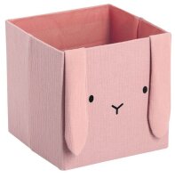 Zeller Hase Aufbewahrungsbox altrosa 28,0 x 28,0 x 28,0...