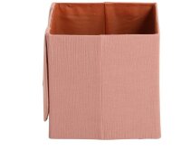 Zeller Hase Aufbewahrungsbox altrosa 28,0 x 28,0 x 28,0 cm, 1 St.