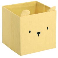 Zeller Bär Aufbewahrungsbox gelb 28,0 x 28,0 x 28,0...