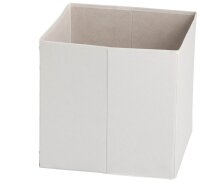 Zeller Grass Aufbewahrungsbox weiß 32,0 x 32,0 x 32,0 cm, 1 St.