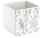 Zeller Grass Aufbewahrungsbox weiß 32,0 x 32,0 x 32,0 cm, 1 St.