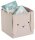 Zeller Hase Aufbewahrungsbox beige 28,0 x 28,0 x 28,0 cm, 1 St.