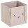 Zeller Hase Aufbewahrungsbox beige 28,0 x 28,0 x 28,0 cm, 1 St.