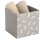 Zeller Feather Aufbewahrungsbox taupe 32,0 x 32,0 x 32,0 cm, 1 St.