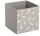 Zeller Feather Aufbewahrungsbox taupe 32,0 x 32,0 x 32,0 cm, 1 St.