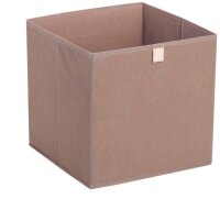 Zeller Aufbewahrungsbox mocca 32,0 x 32,0 x 32,0 cm, 1 St.