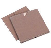 Zeller Aufbewahrungsbox mocca 32,0 x 32,0 x 32,0 cm, 1 St.