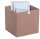 Zeller Aufbewahrungsbox mocca 32,0 x 32,0 x 32,0 cm, 1 St.