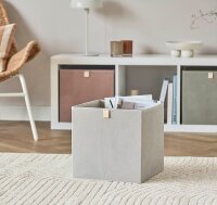 Zeller Aufbewahrungsbox grau 32,0 x 32,0 x 32,0 cm, 1 St.