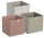 Zeller Aufbewahrungsbox grau 32,0 x 32,0 x 32,0 cm, 1 St.
