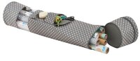 Zeller Geschenkpapier-Organizer grau/weiß 17,0 x...