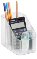 Zeller Schreibtisch-Organizer transparent Kunststoff 3...