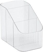Zeller Schreibtisch-Organizer transparent Kunststoff 3...