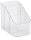 Zeller Schreibtisch-Organizer transparent Kunststoff 3 Fächer 15,0 cm 9,0 cm