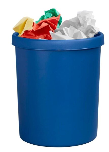 helit "the german" Papierkorb 30,0 l blau, 1 St.