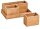 Zeller Schreibtisch-Organizer 4tlg-Set natur Bambus 3 Fächer 28,0 x 17,7 x 11,0 cm