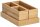 Zeller Schreibtisch-Organizer 4tlg-Set natur Bambus 3 Fächer 28,0 x 17,7 x 11,0 cm