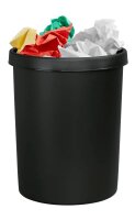 helit "the german" Papierkorb 30,0 l schwarz, 1...