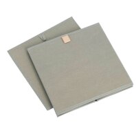 Zeller Aufbewahrungsbox khaki 32,0 x 32,0 x 32,0 cm, 1 St.