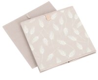 Zeller Pampasgrass Aufbewahrungsbox beige 32,0 x 32,0 x 32,0 cm, 1 St.